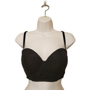 Self Expressions by Maidenform Womens Bra Black 36D Padded Underwire Convertible
